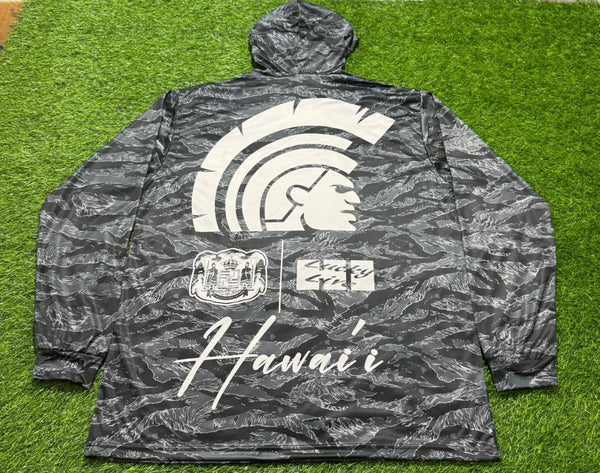 LLHI TIGER CAMO Drifit Hoody- Grey