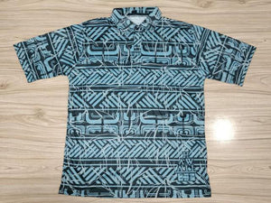 LLHI HUIPU DRIFIT POLO-Black/Ocean Blue