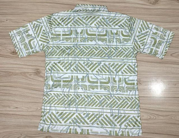 LLHI HUIPU DRIFIT POLO-White/Army Green