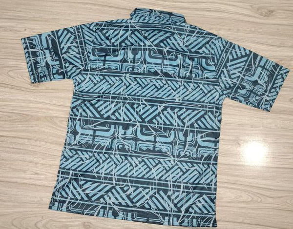 LLHI HUIPU DRIFIT POLO-Black/Ocean Blue