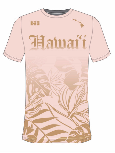 HAWAII Hibiscus- Soft Pink/ Brown