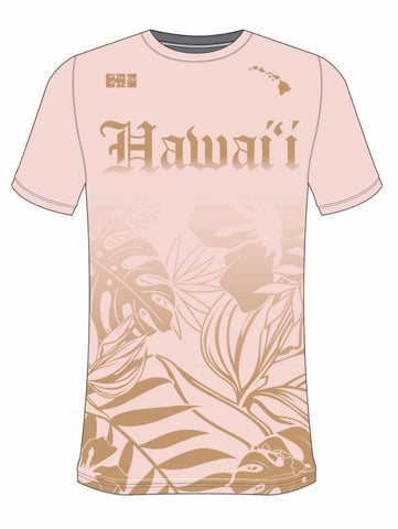 HAWAII Hibiscus- Soft Pink/ Brown