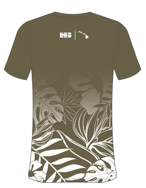 HAWAII Hibiscus- Army Green