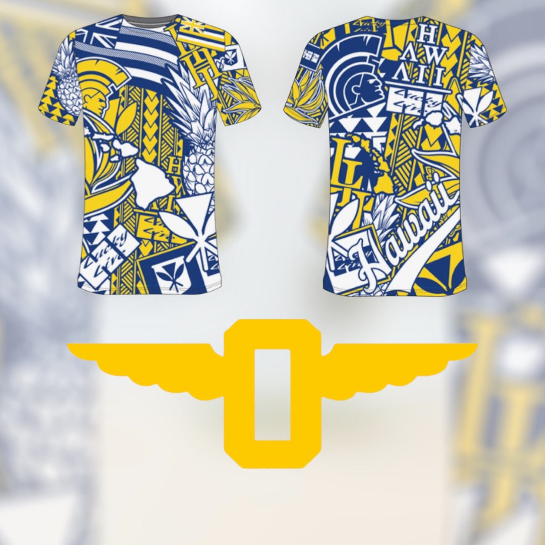 Punahou Sticker Bomb Drifit Jersey