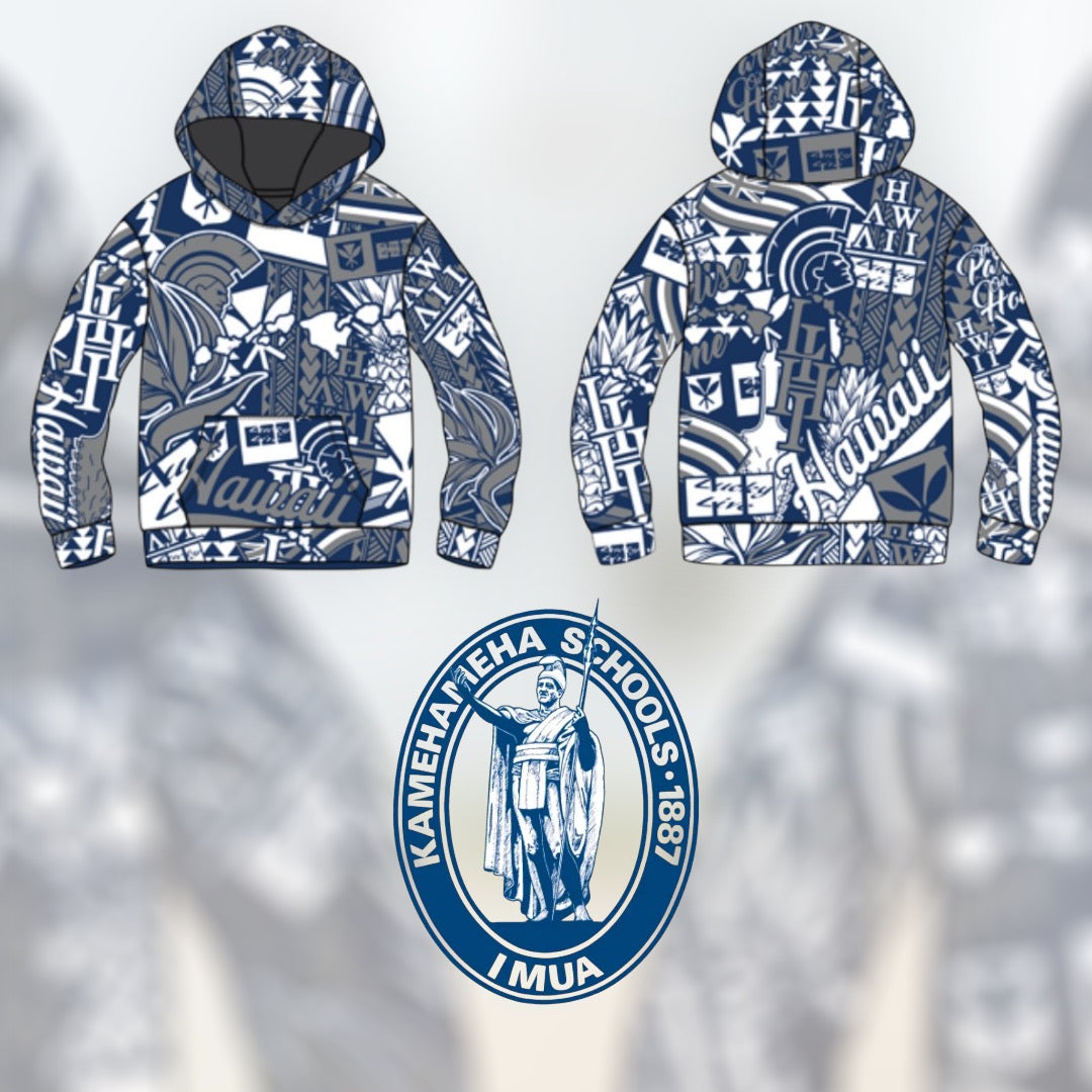 Kamehameha Sticker Bomb Drifit Hoody