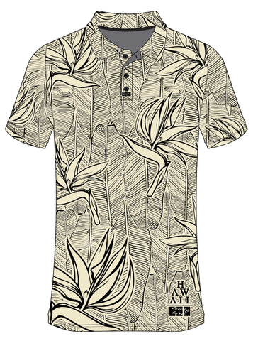 Mae’Mae Aloha Polo- Tan