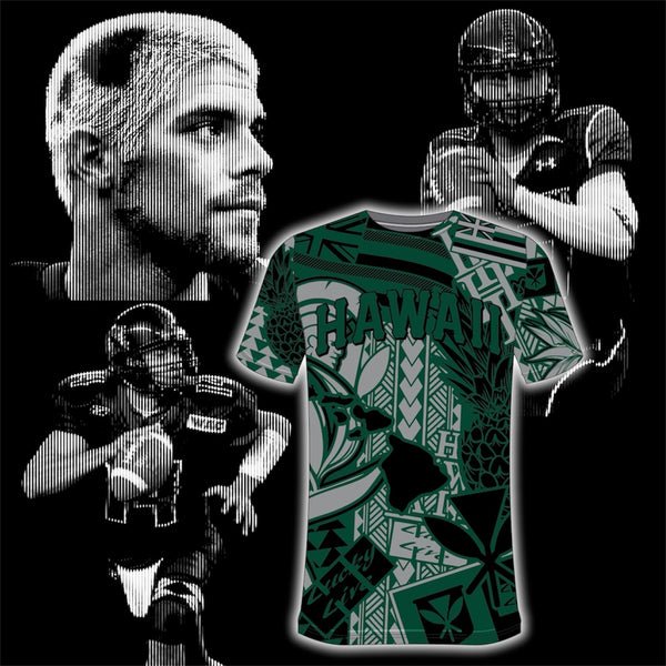 HAWAII STICKER BOMB-Black/Green/Grey