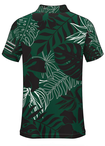UH LLHI DRIFIT ALOHA POLO- Green