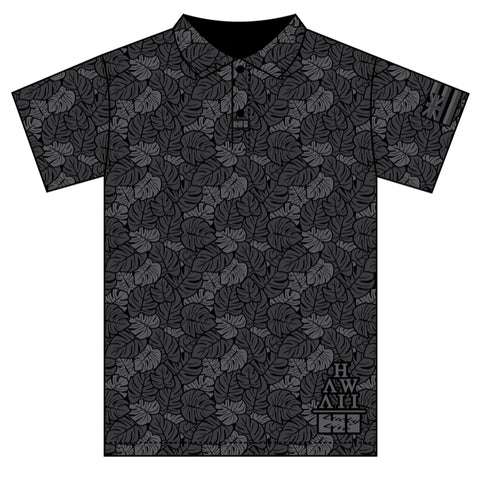 LLHI MONSTERA DRIFIT ALOHA SHIRT