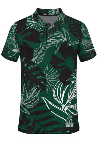 UH LLHI DRIFIT ALOHA POLO- Green