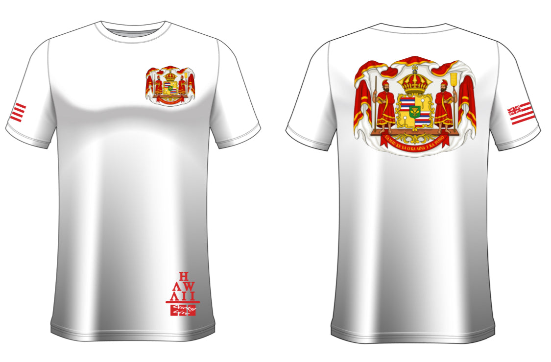 HAWAII KINGDOM DRIFIT JERSEY- WHITE