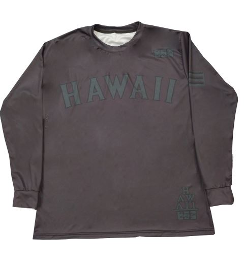 Black HAWAII Longsleeve Jersey