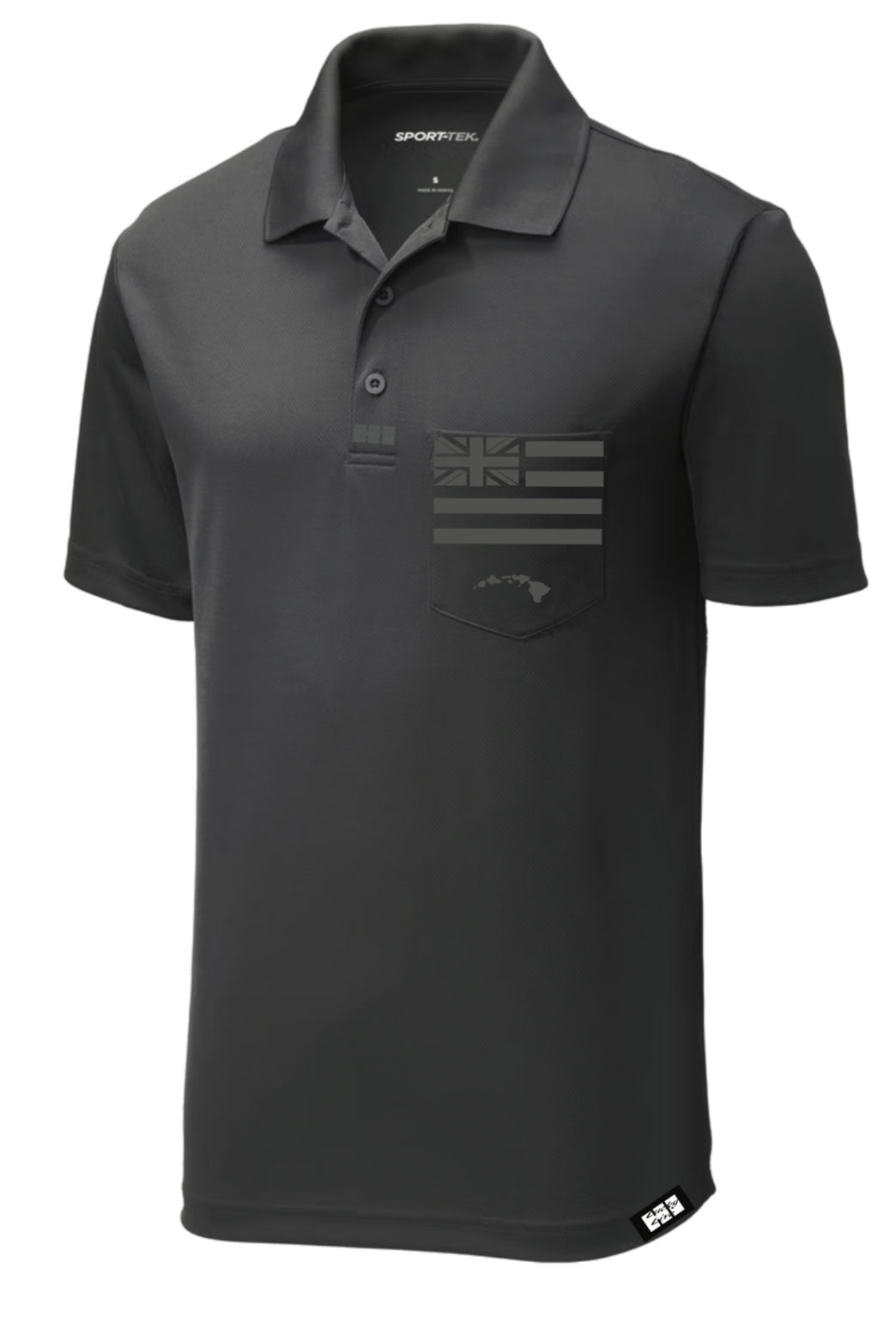 LLHI DRIFIT (HI FLAG) POCKET POLO- Grey
