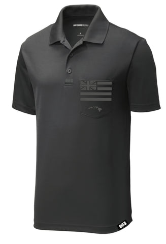 LLHI DRIFIT (HI FLAG) POCKET POLO- Grey