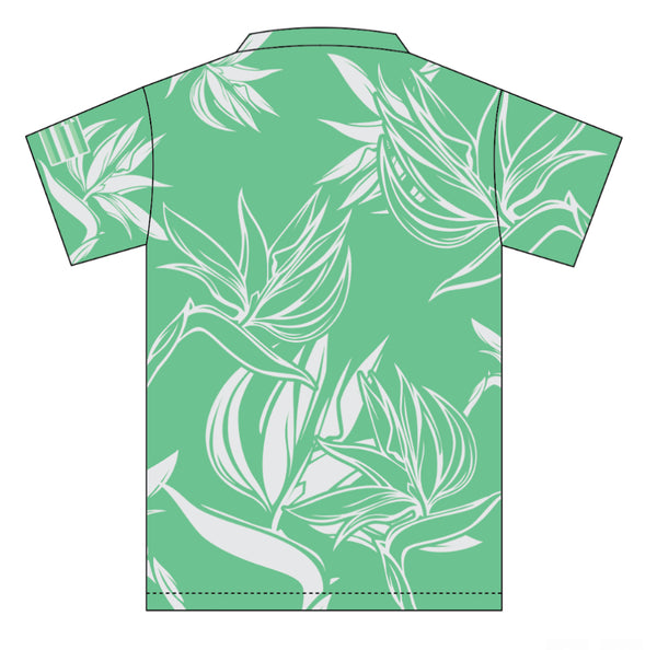 LLHI DRIFIT PARADISE ALOHA SHIRT- GREEN/GREY