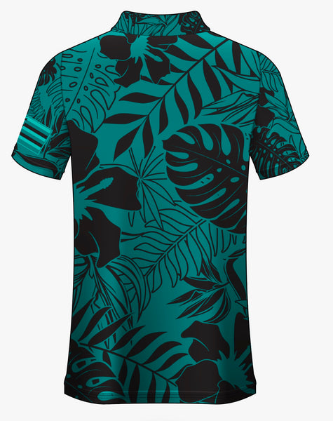LLHI ALOHA DRIFIT POLO- Teal/Black