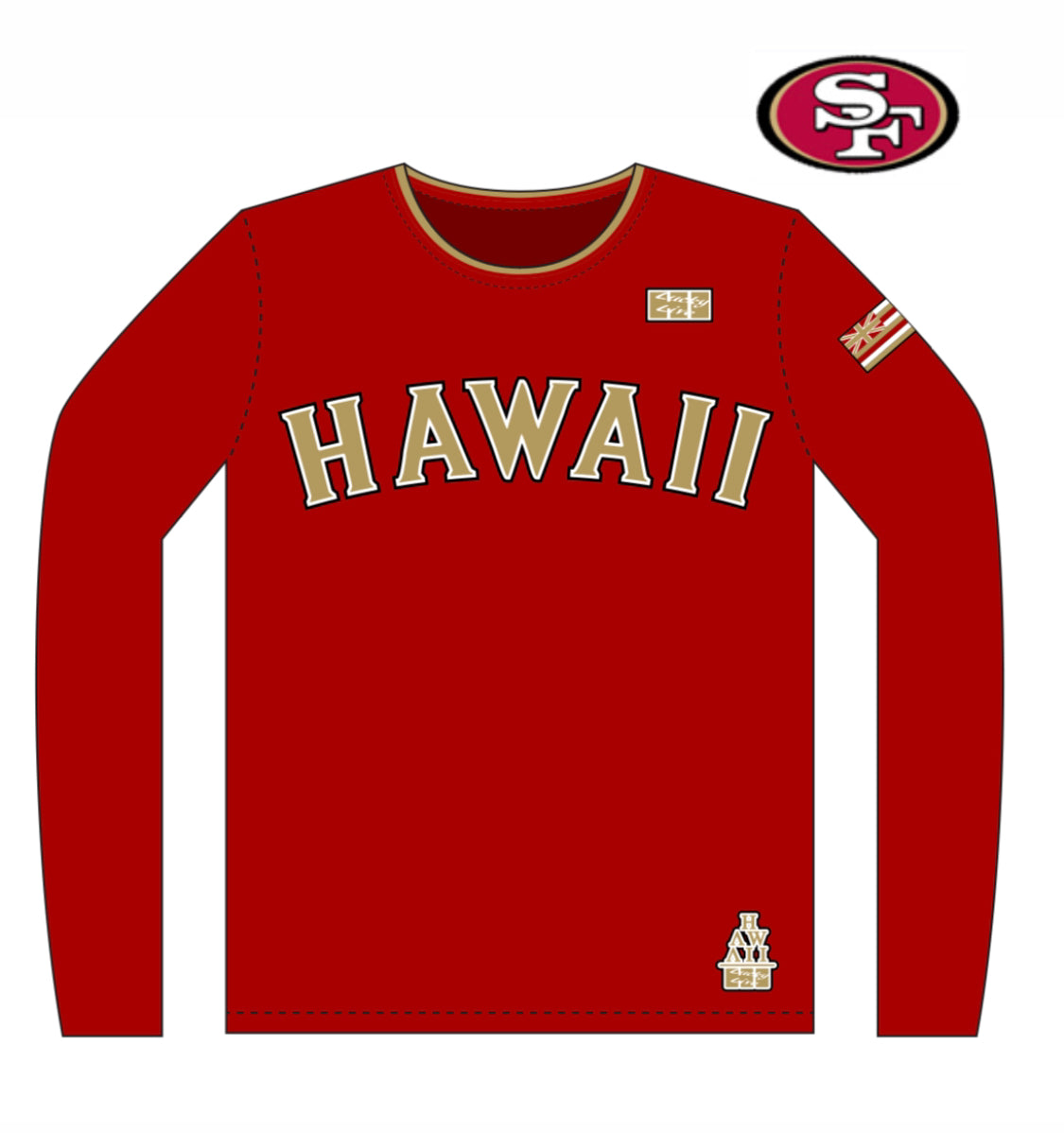 NFL HAWAII DRIFIT LONGSLEEVE