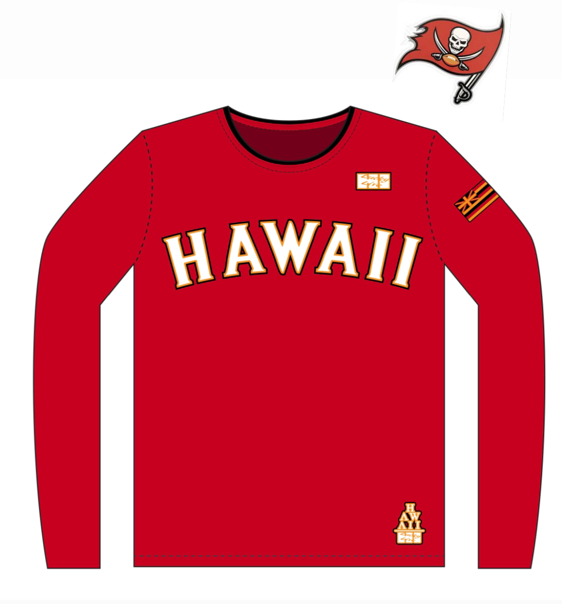 NFL HAWAII DRIFIT LONGSLEEVE
