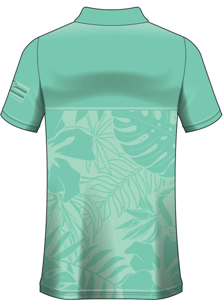 PLUMARIA DRIFIT ALOHA SHIRT-Seafoam