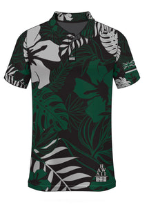 UH LLHI DRIFIT ALOHA POLO- Black