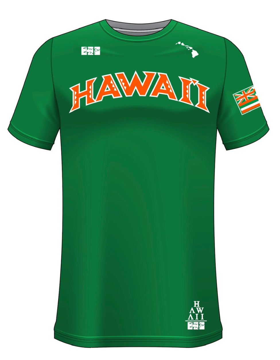 HAWAII UH DRIFIT JERSEY- Green – Lucky Live HI Clothing