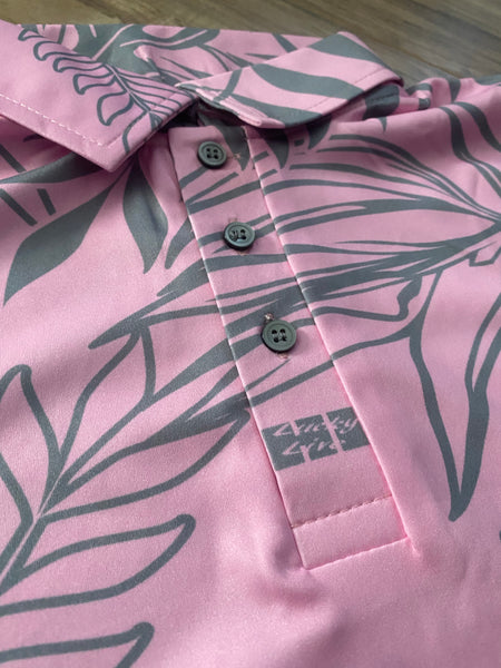 ‘Akala Plumaria Drifit Aloha Shirt