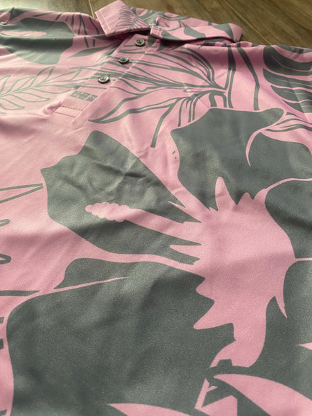 ‘Akala Plumaria Drifit Aloha Shirt